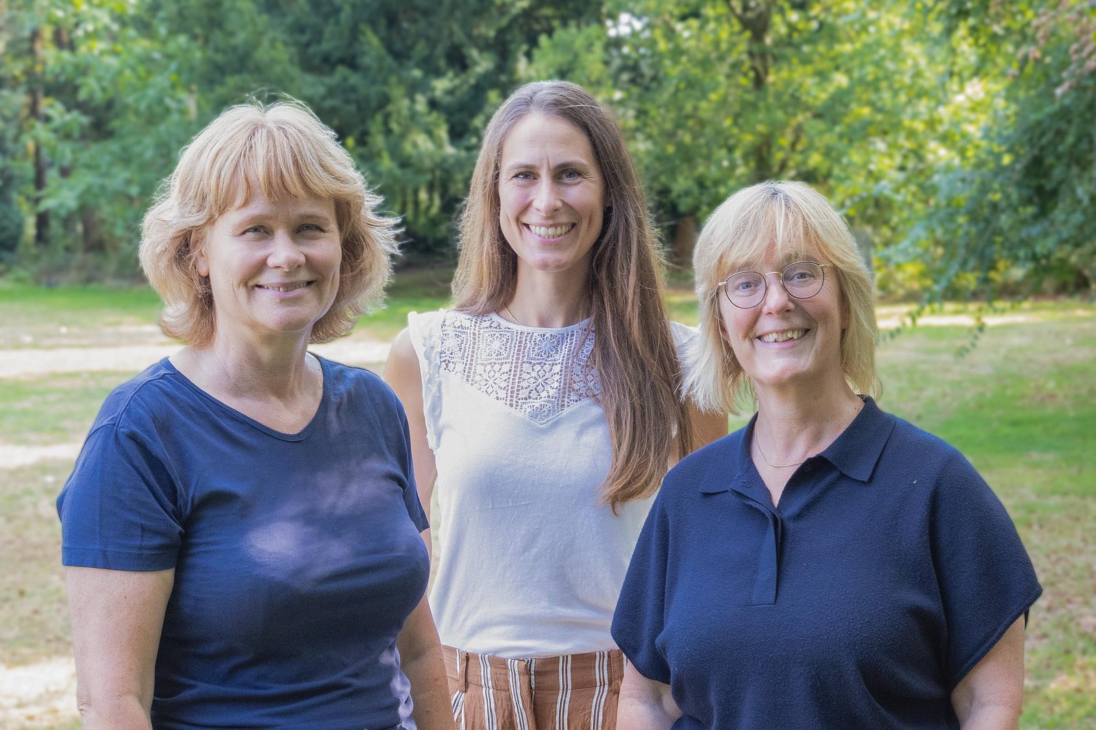 Het bestuur van ErgoRvN: Anja van Horne, Iris Bonnet en Annemarie Hoogland